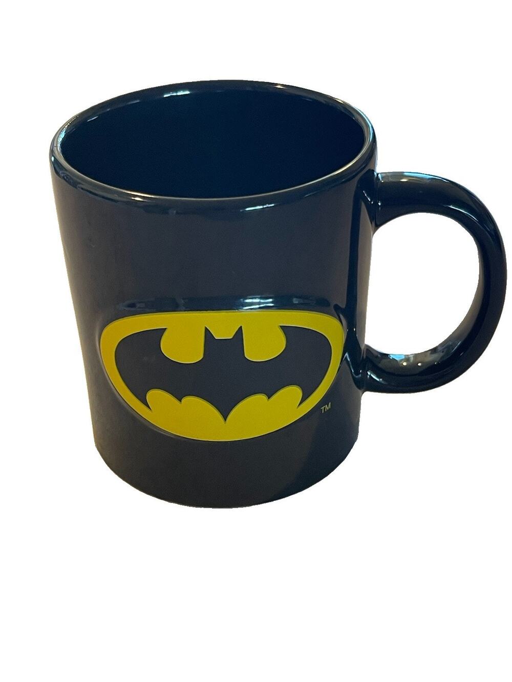TM & DC COMICS BATMAN LOGO BLACK MUG 12 oz 2013
